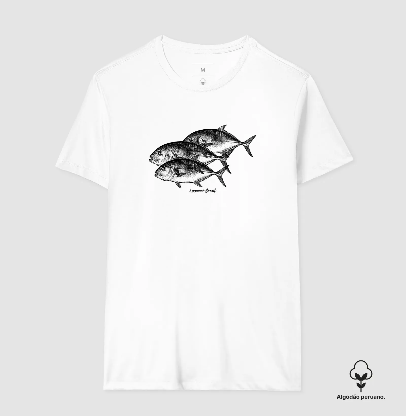 Camiseta Xaréu em algodão peruano - Imagem 5