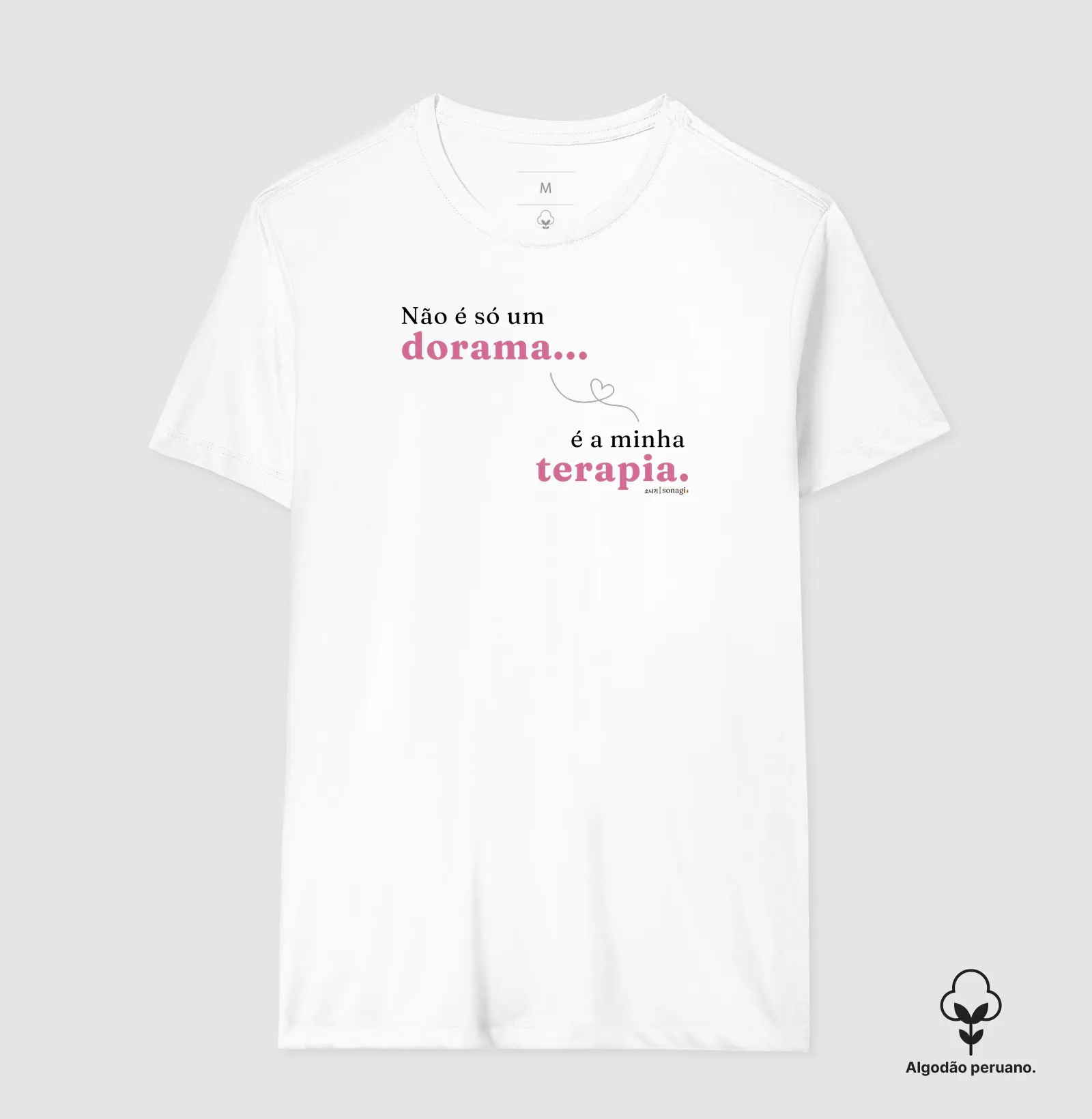 Camiseta Premium - Não é só um dorama... é a minha terapia - Imagem 4