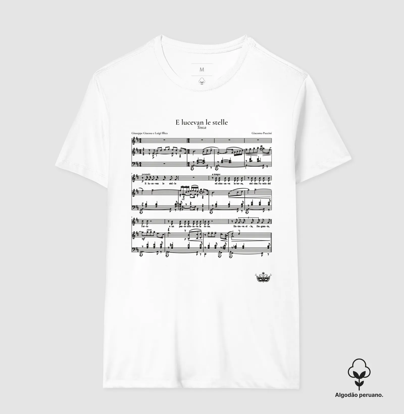 E lucevan le stelle - Tosca | Camiseta de Ópera - Imagem 4