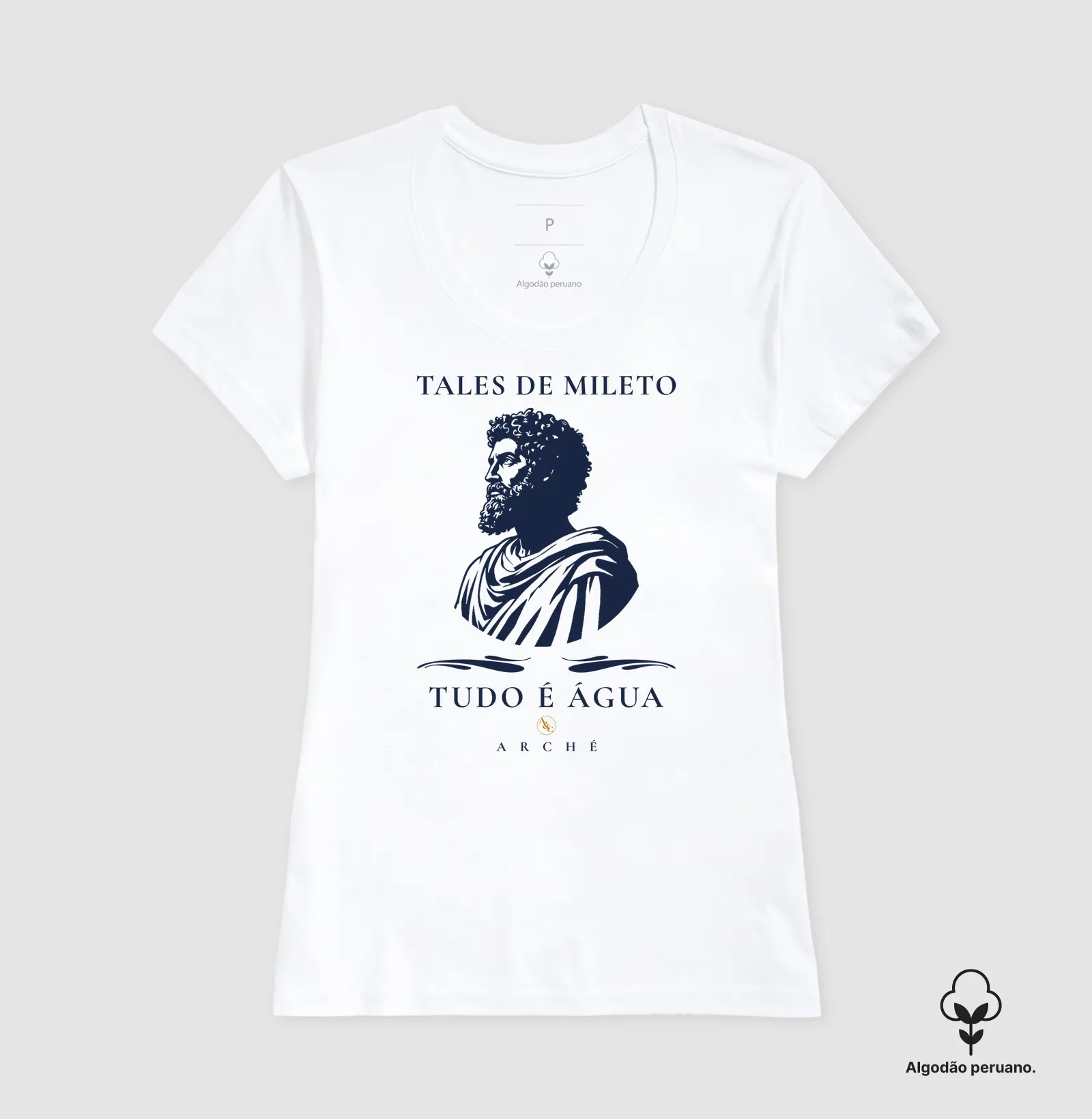 CAMISETA O PRINCÍPIO DAS COISAS - TALES DE MILETO - FILOSOFIA - Imagem 5