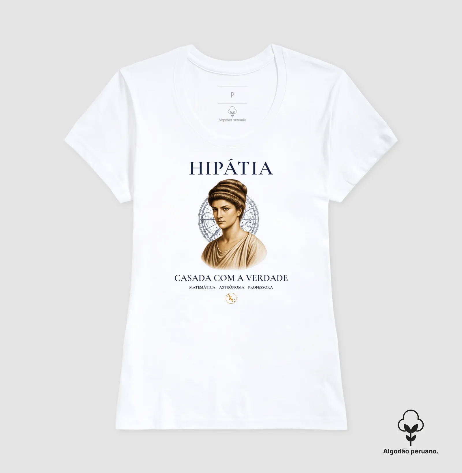 Camiseta Filosófica Luz de Alexandria | Arte & Compor - Imagem 7