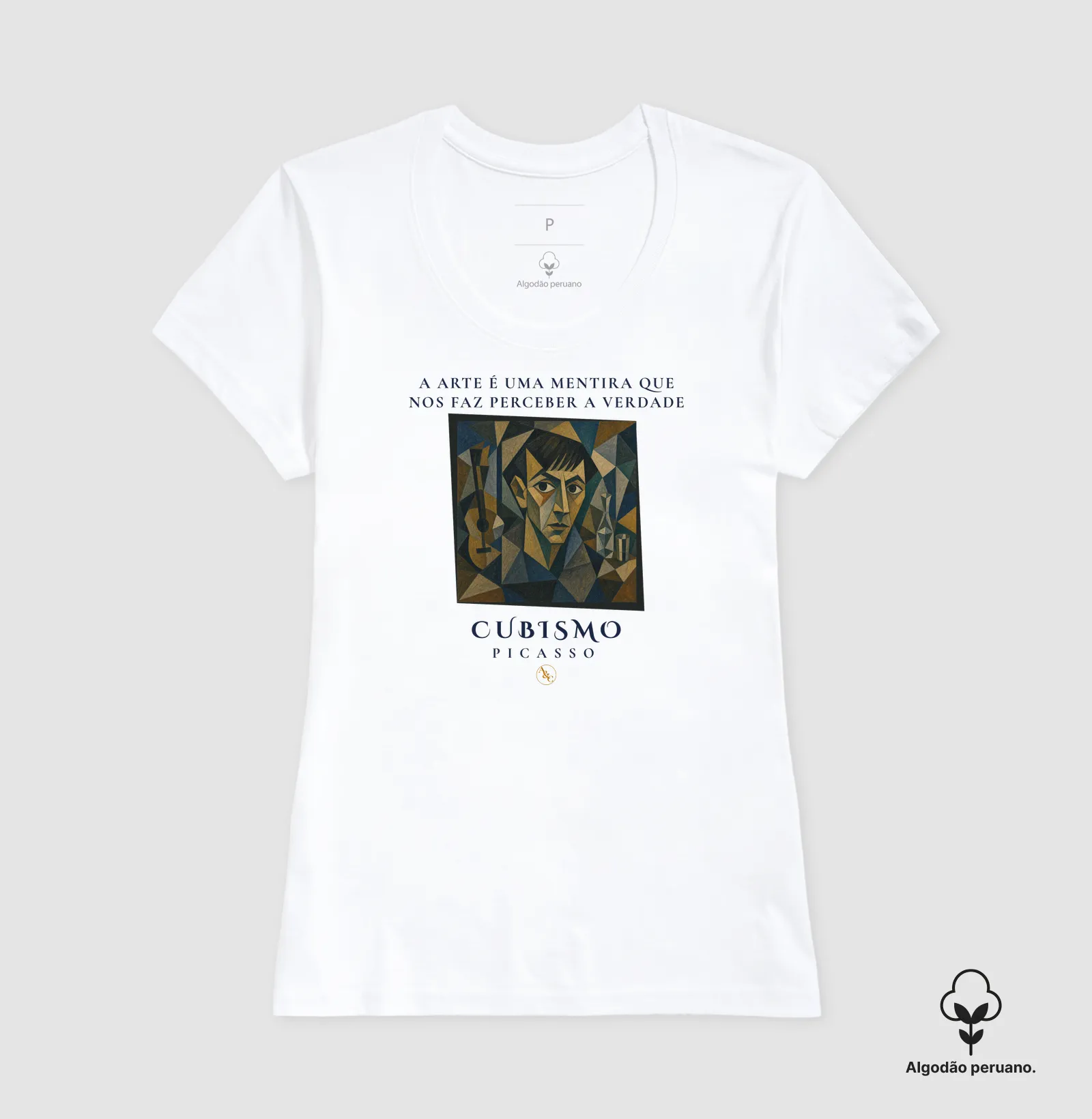 Camiseta Desconstrua o Olhar | Arte Moderna Inspirada em Picasso - Imagem 7