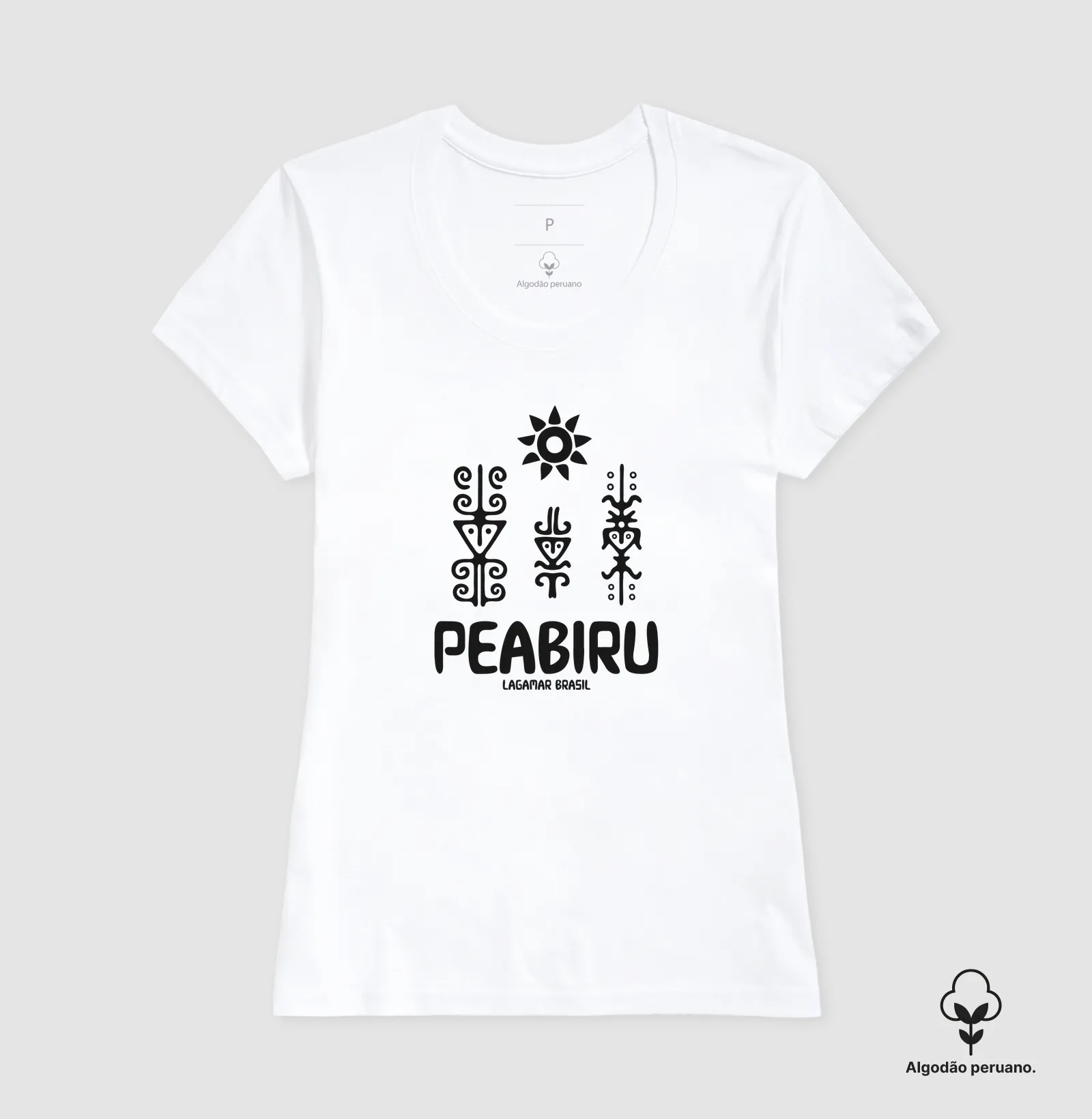 Camiseta Peabiru em algodão peruano - Imagem 6