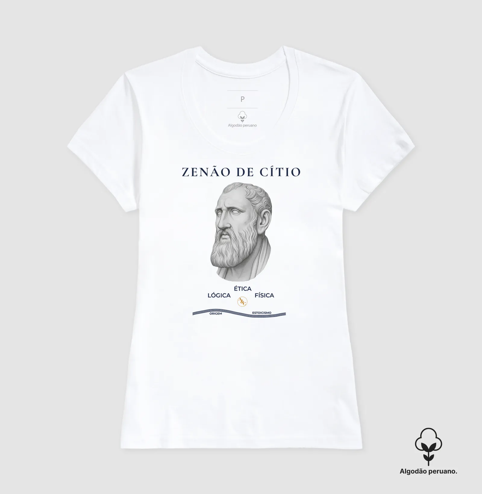 Camiseta A Rocha de Cítio | O Legado do Estoicismo - Imagem 3