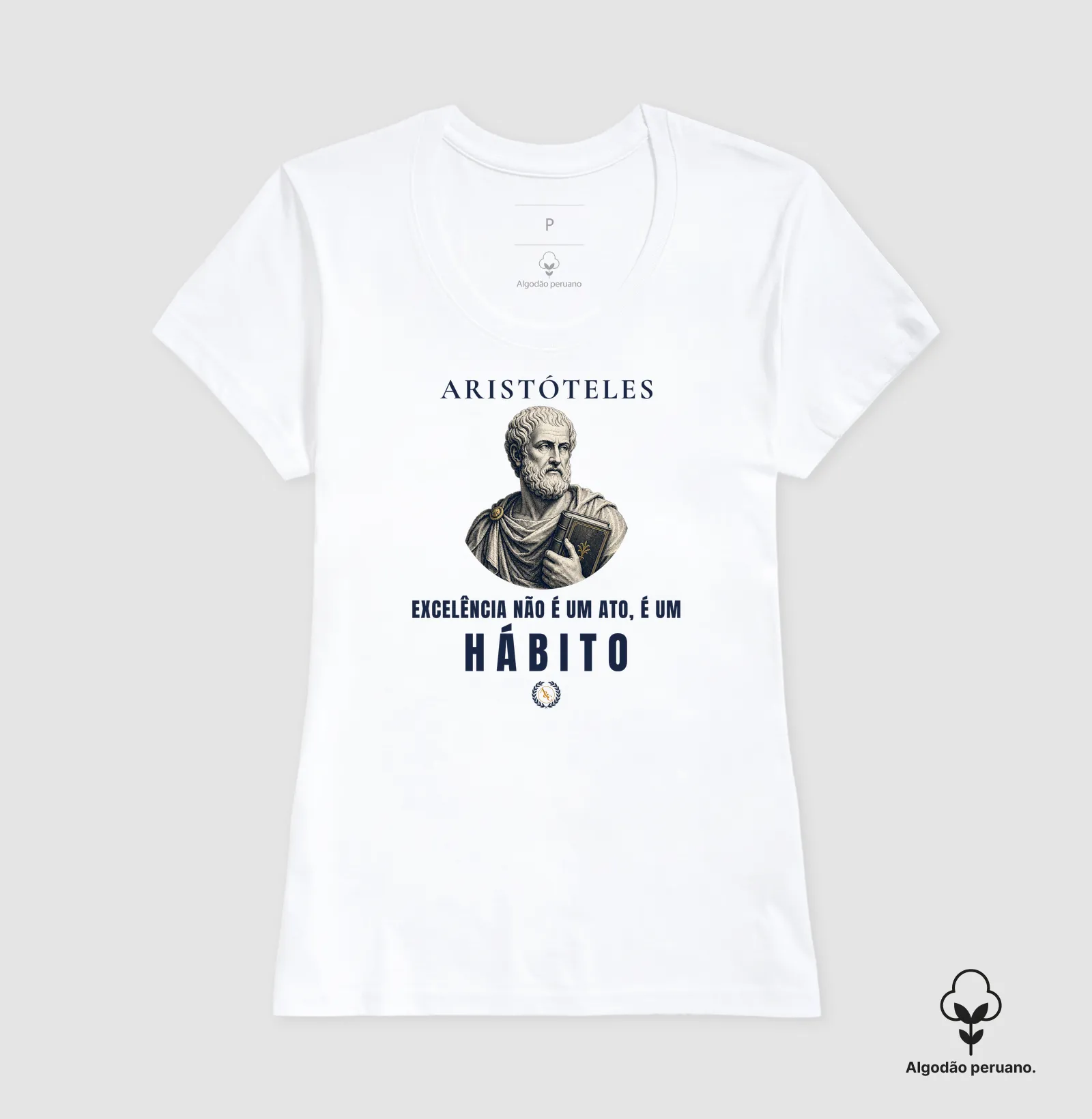 Camiseta "O Hábito" | A Excelência de Aristóteles - Imagem 6