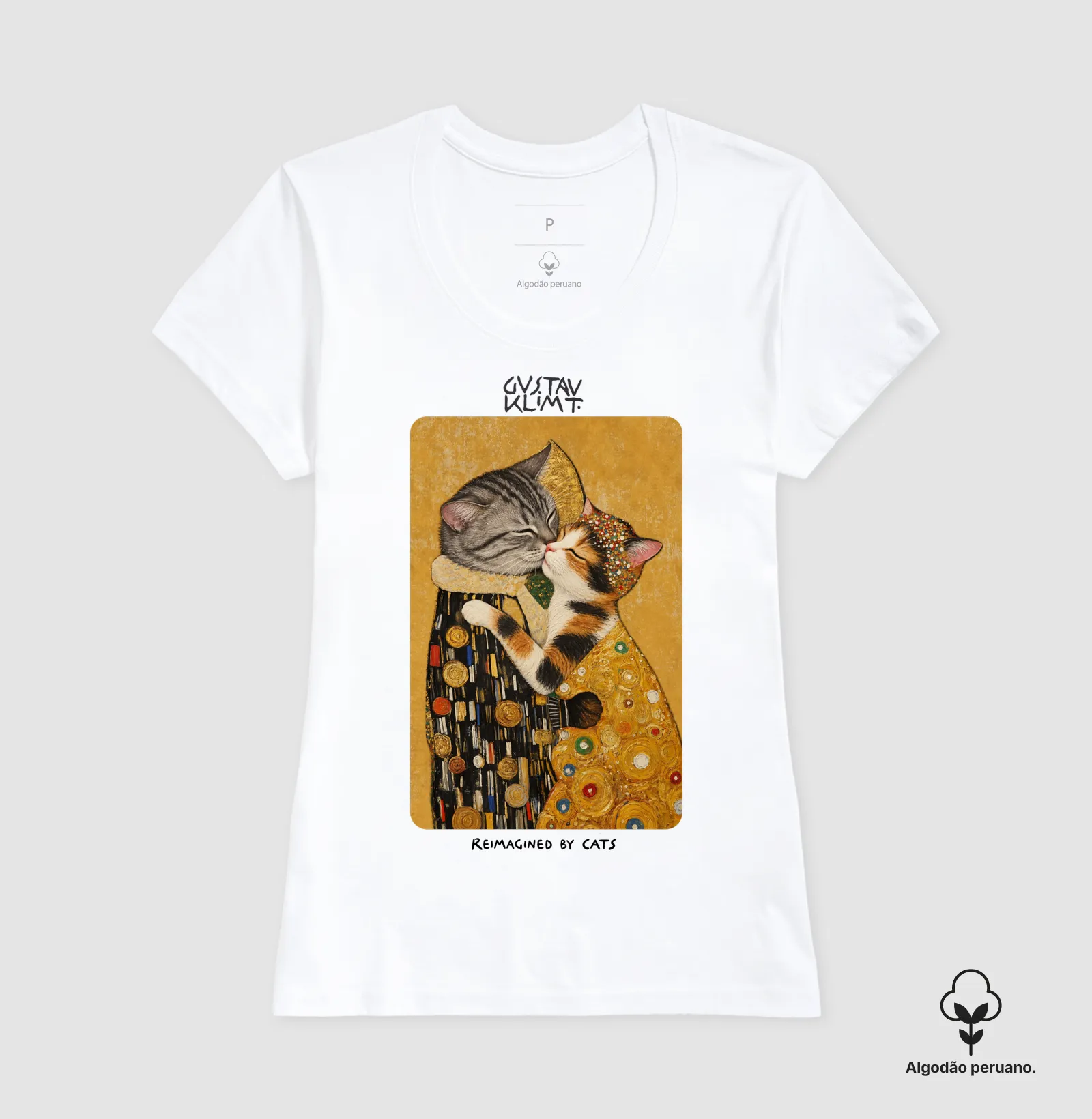 O Beijo felino V.2 - Gustav Klimt - Imagem 6