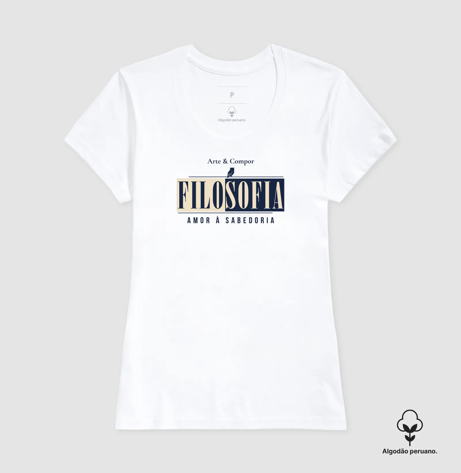Camiseta Amor à Sabedoria – Filosofia para Quem Pensa - Imagem 9