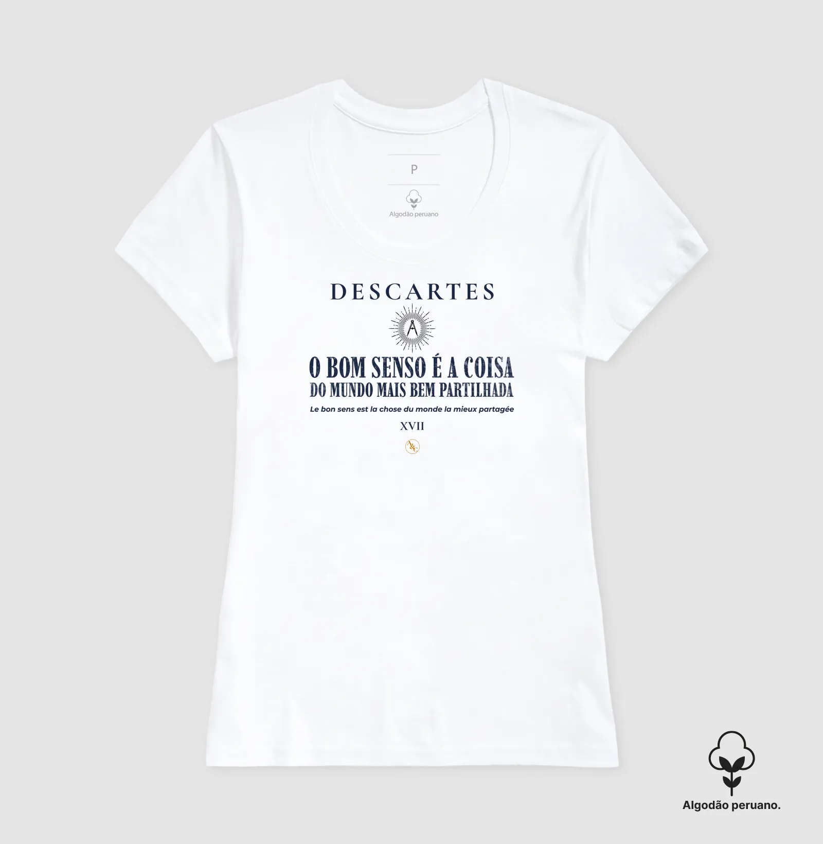 Camiseta O Bom Senso | Descartes & Discurso do Método - Imagem 6