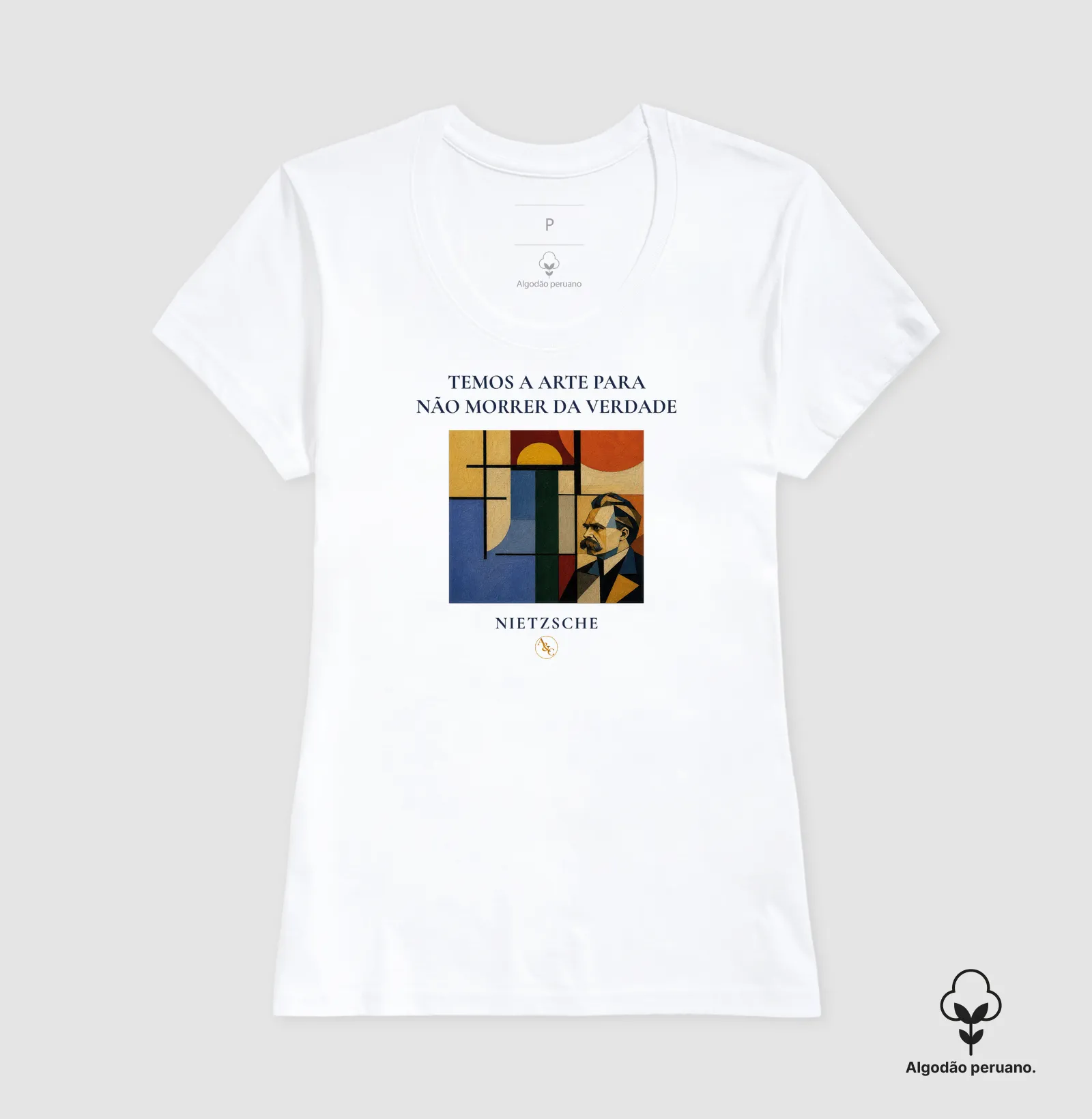 Camiseta A Arte de Não Morrer - Nietzsche - Imagem 3