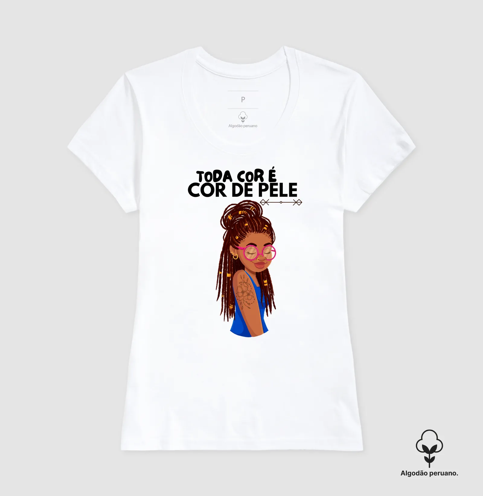 Camiseta Toda Cor é Cor de Pele - Imagem 4