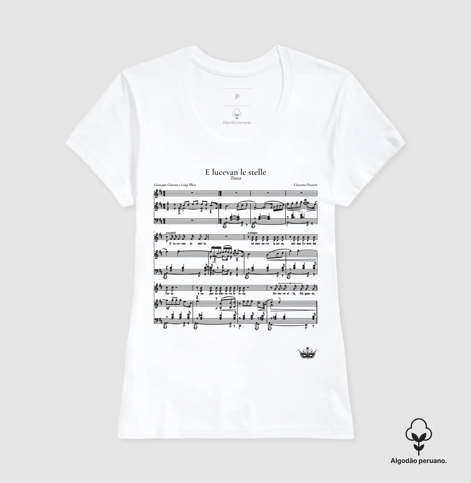 E lucevan le stelle - Tosca | Camiseta de Ópera - Imagem 5