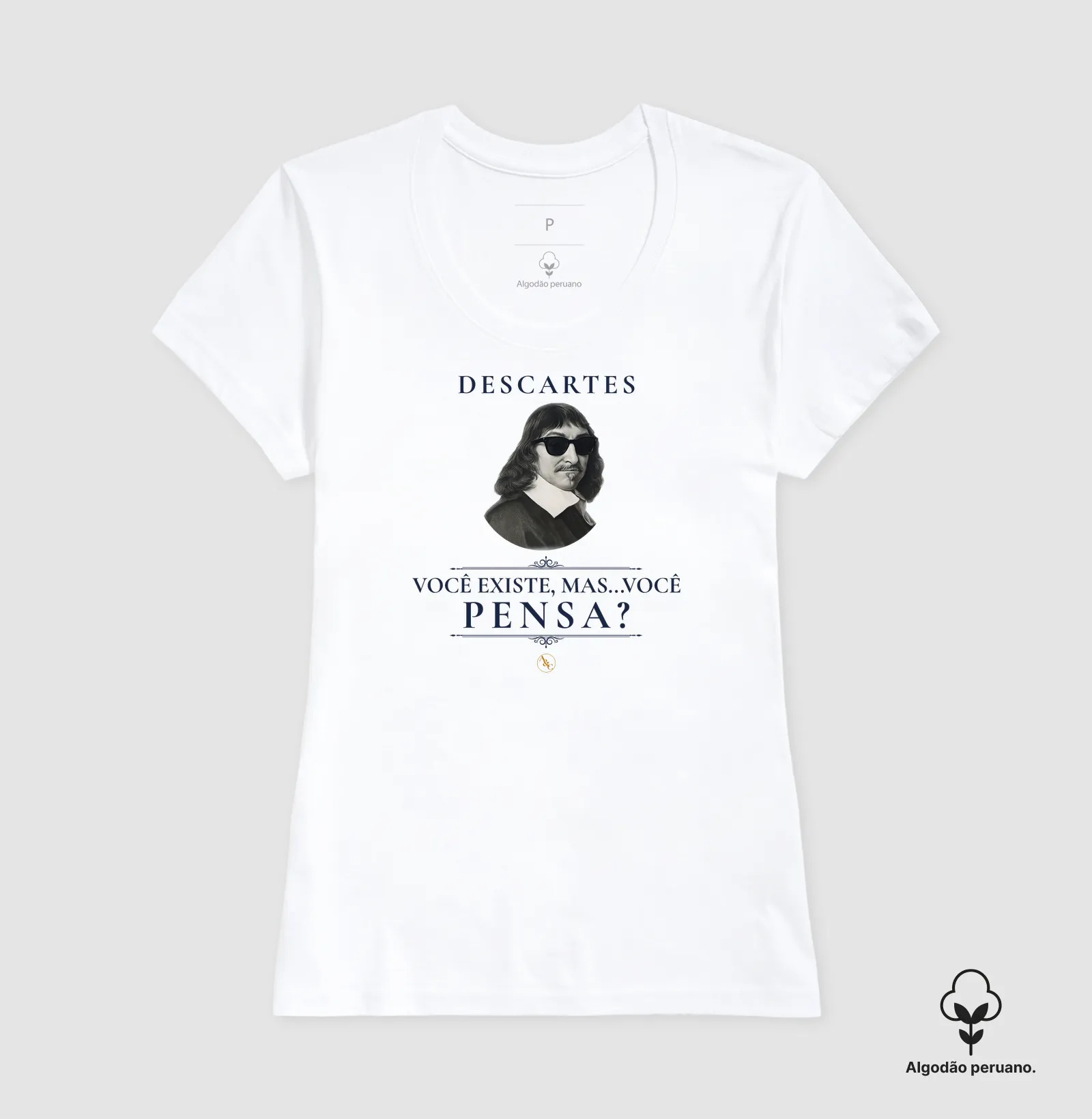 COGITO 2.0 - Camiseta Filosófica René Descartes - Imagem 3