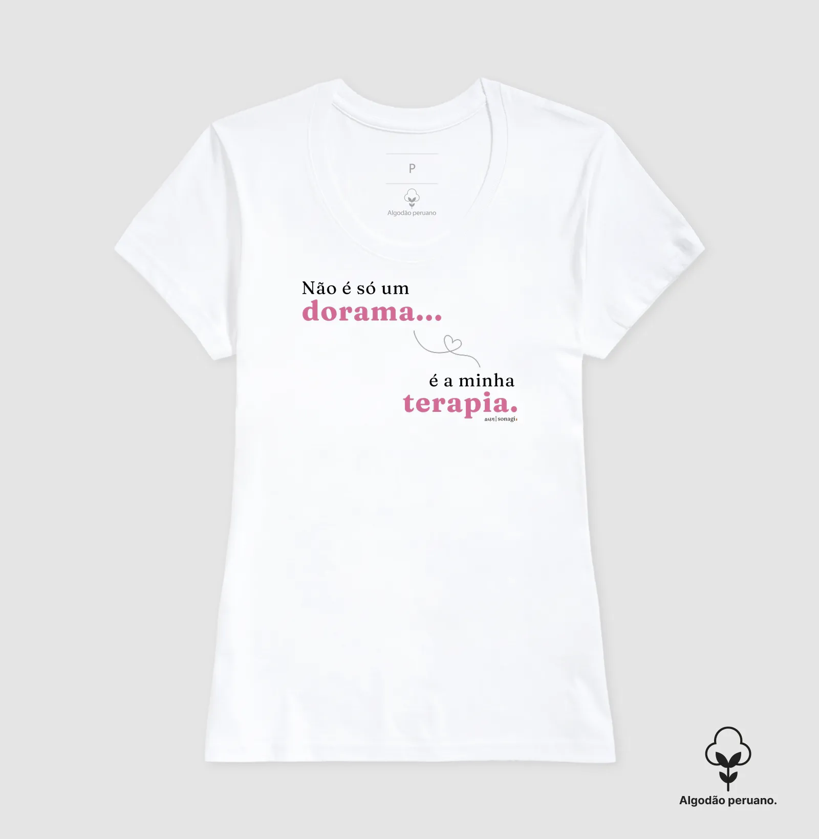 Camiseta Premium - Não é só um dorama... é a minha terapia - Imagem 6