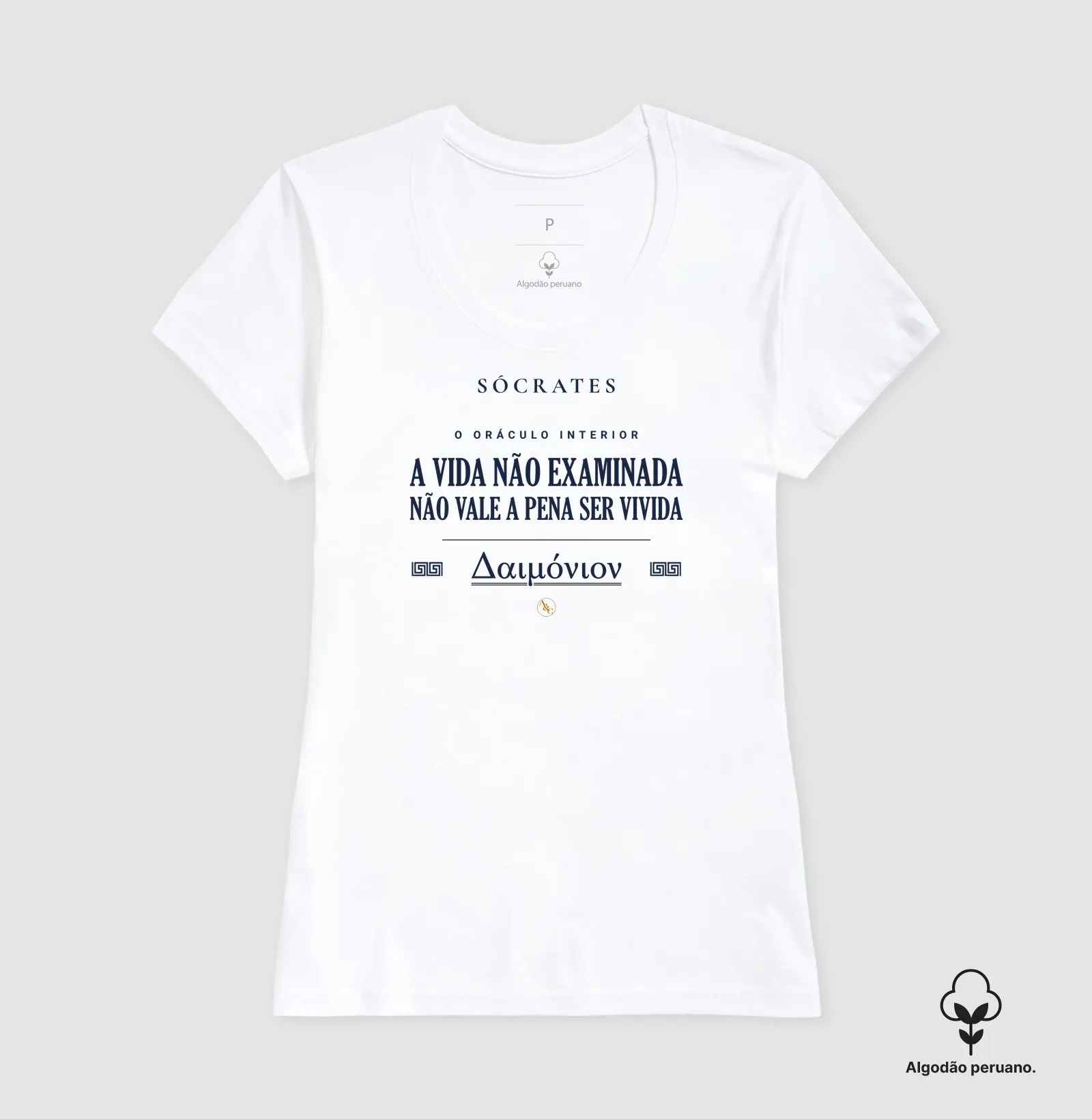 Camiseta Filosófica O Oráculo Interior | Sócrates - Imagem 8