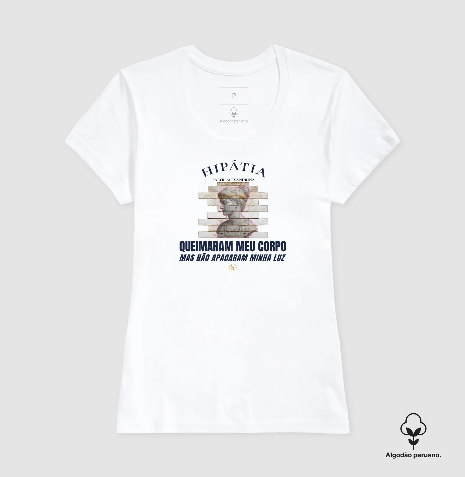  Camiseta Hipátia | Farol Alexandrina: Não Apagaram Minha Luz - Imagem 12
