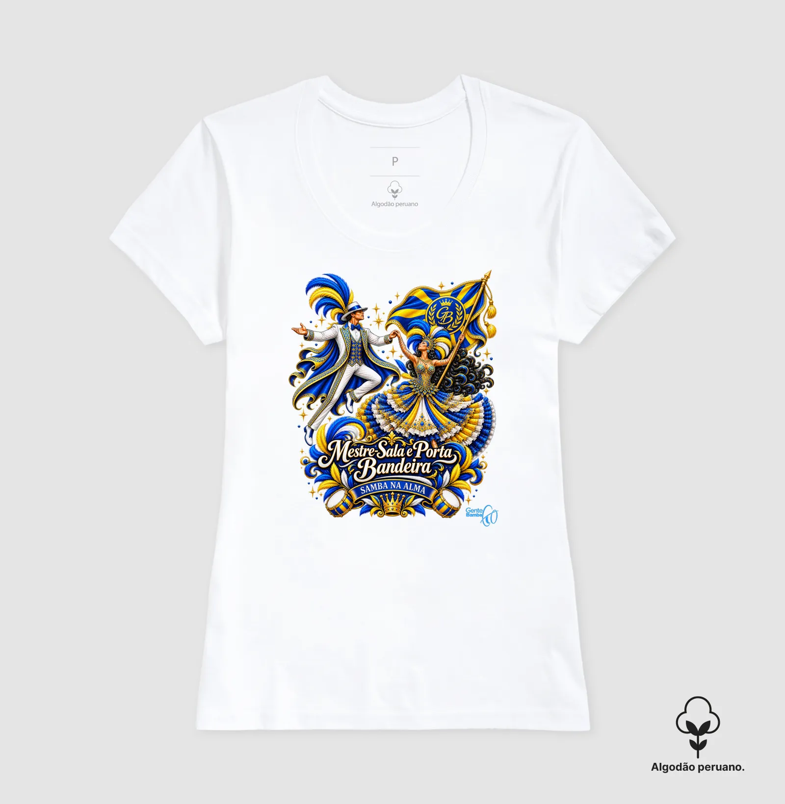 Gente Bamba - Porta bandeira Azul e branco - Imagem 10