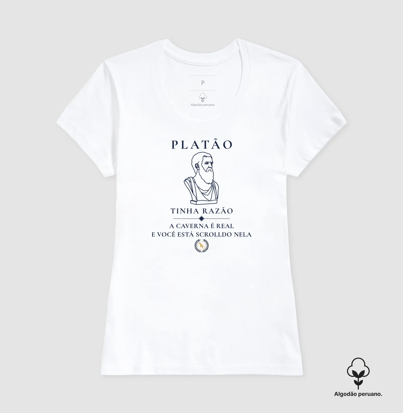 Camiseta Filosófica Platão: O Mito do Scroll - Imagem 8