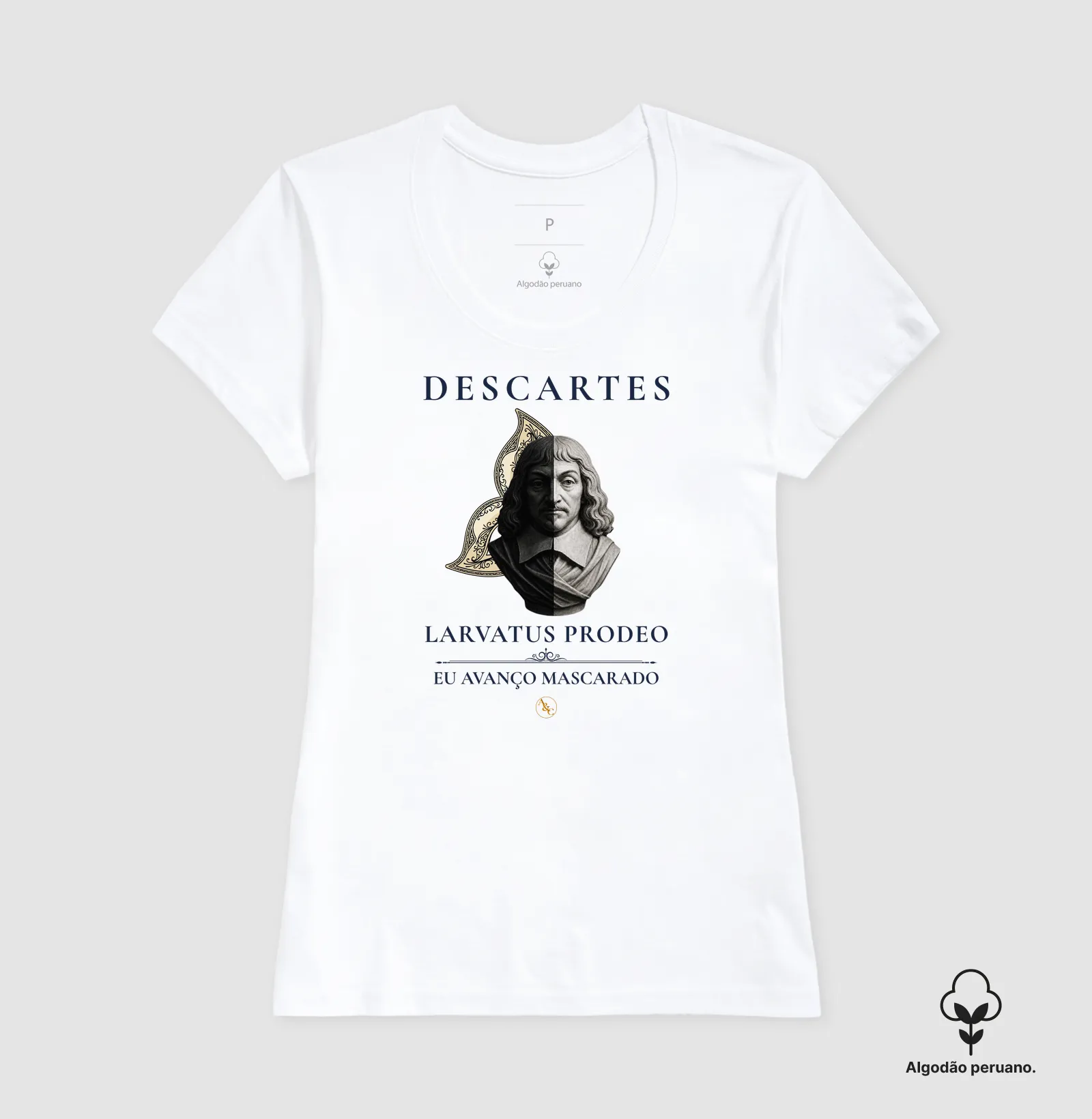 Camiseta A Máscara da Razão | Descartes - Imagem 6