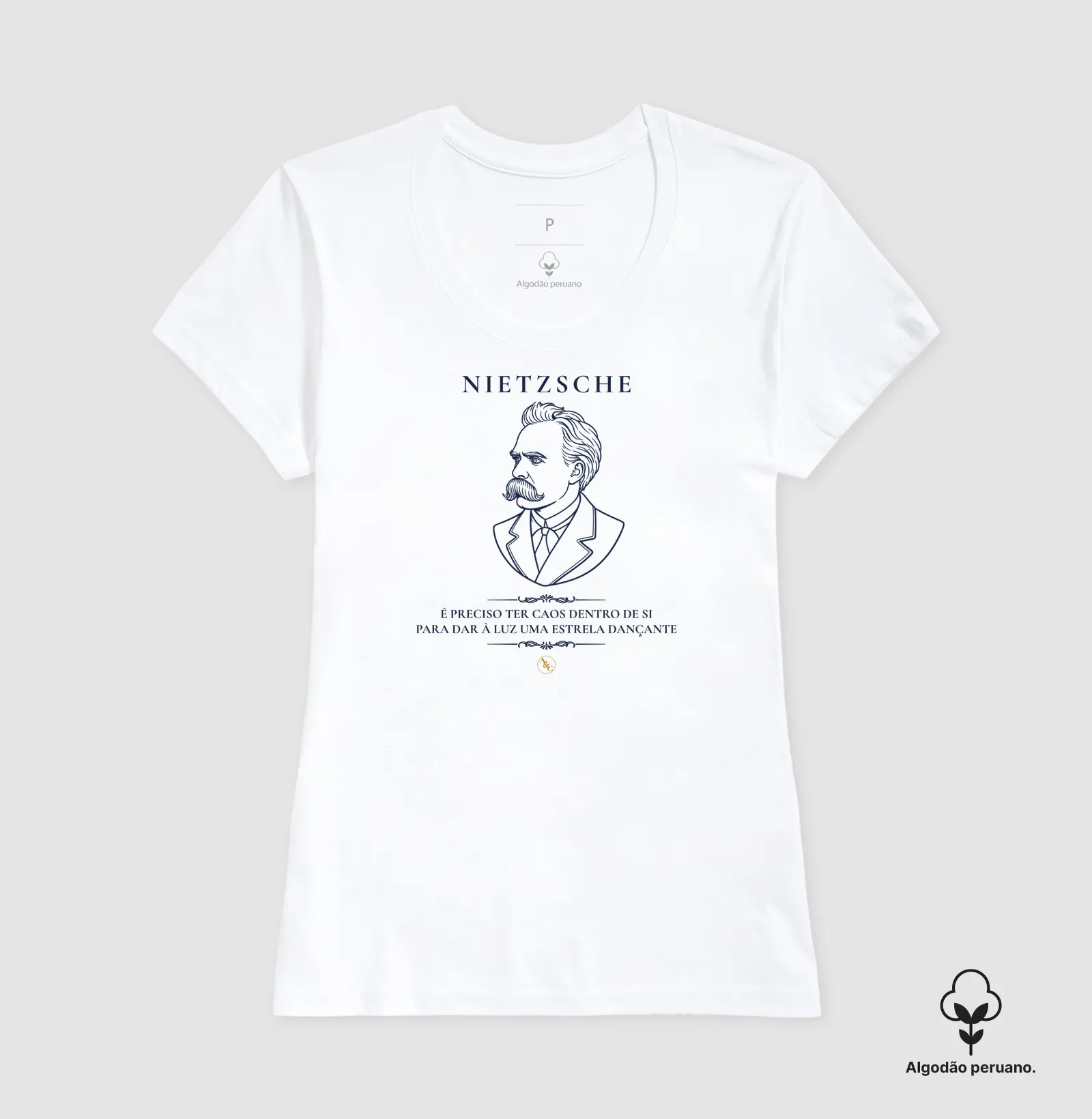 Camiseta Dançar no Abismo - Friedrich Nietzsche | Filosofia & Atitude - Imagem 9