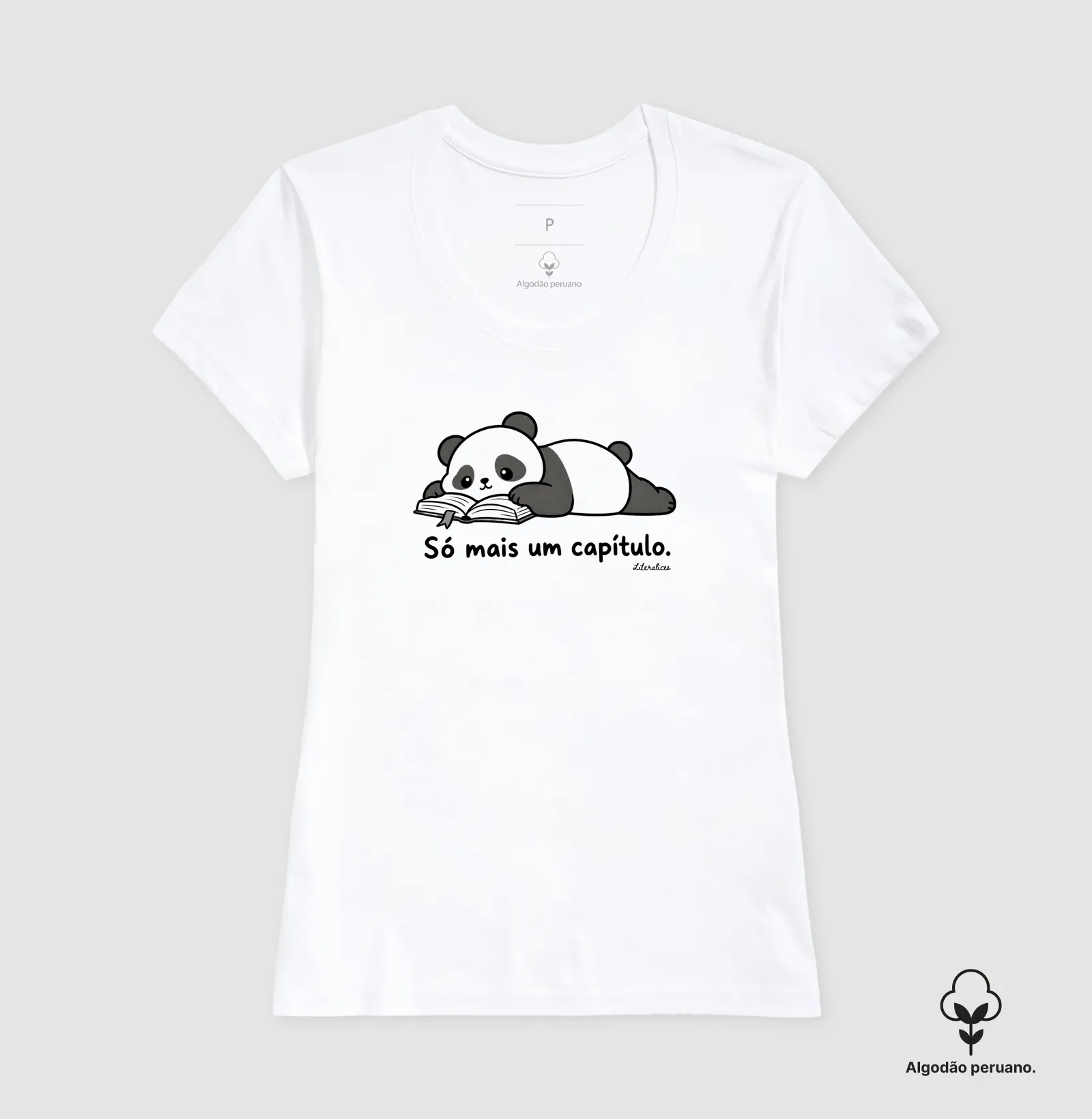 Camiseta Só Mais um Capítulo — Panda Leito - Imagem 6