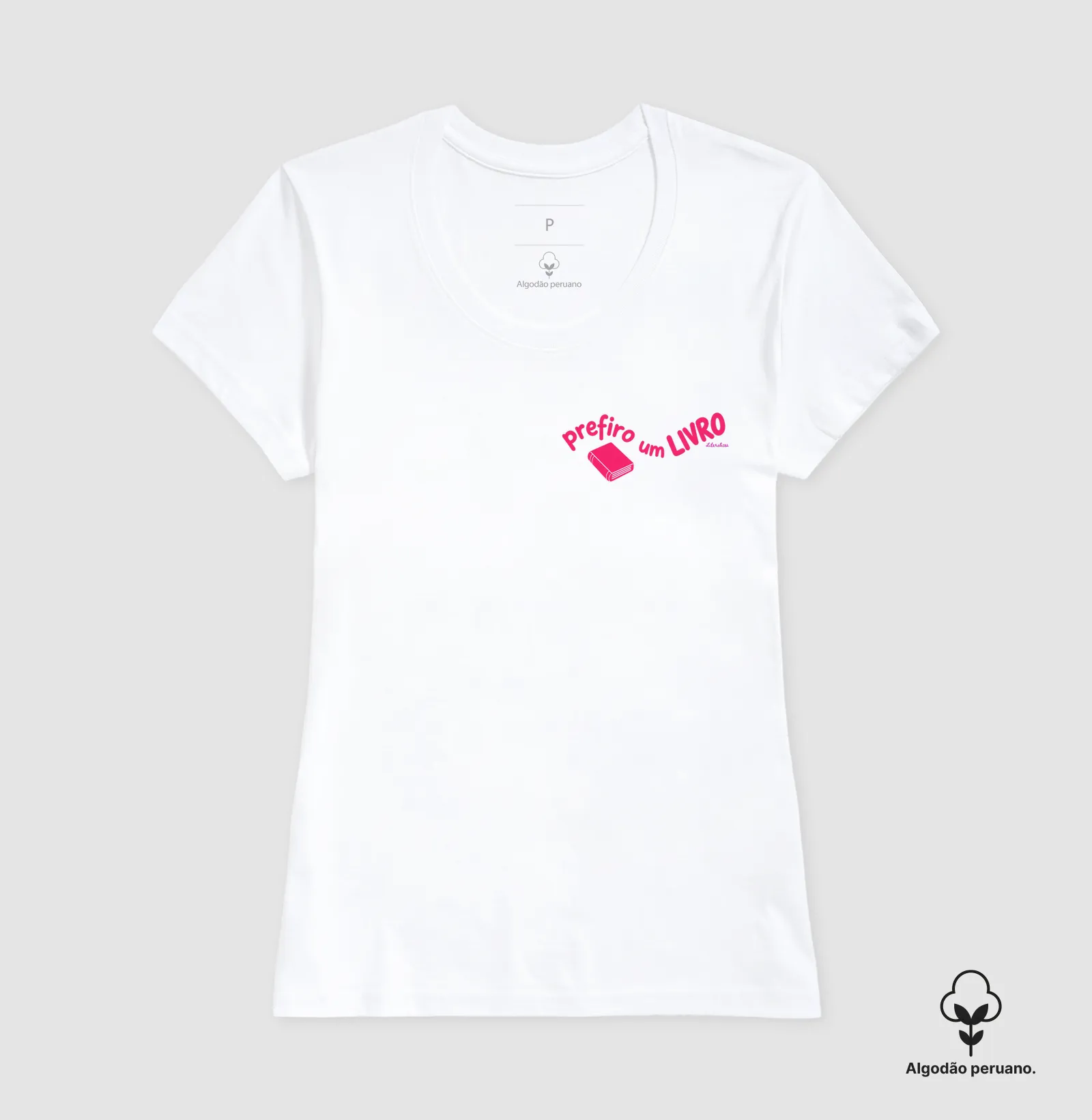 Camiseta Prefiro um Livro - Imagem 2