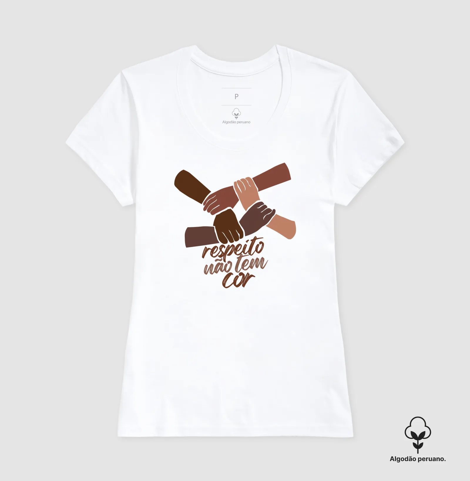 Camiseta Respeito Não Tem Cor - Imagem 9