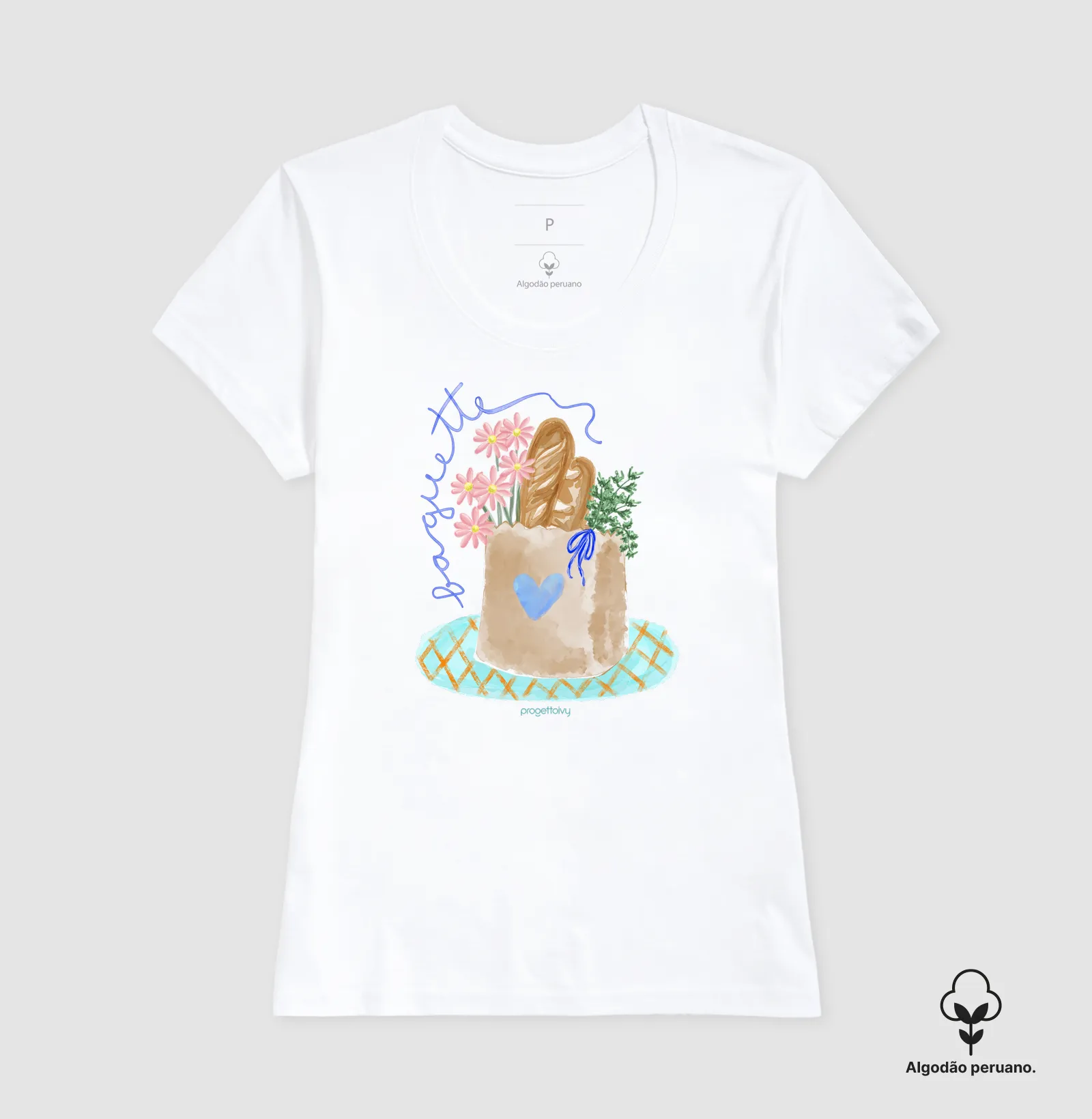 Tshirt Pima baguette - Imagem 3