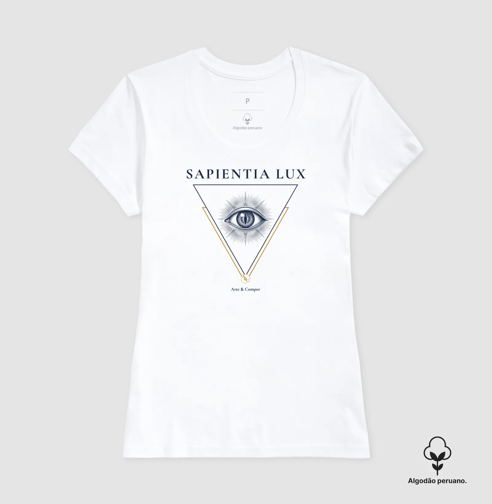 Camiseta A Sabedoria - Clara Visão da Verdade - Imagem 2