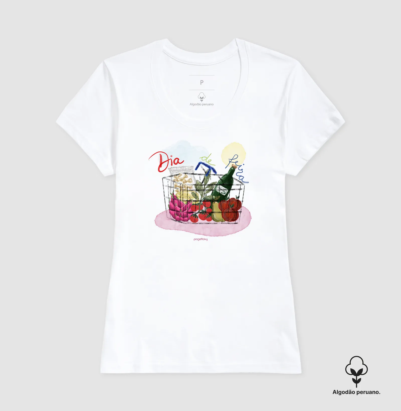 Tshirt Pima Dia de feira - Imagem 3