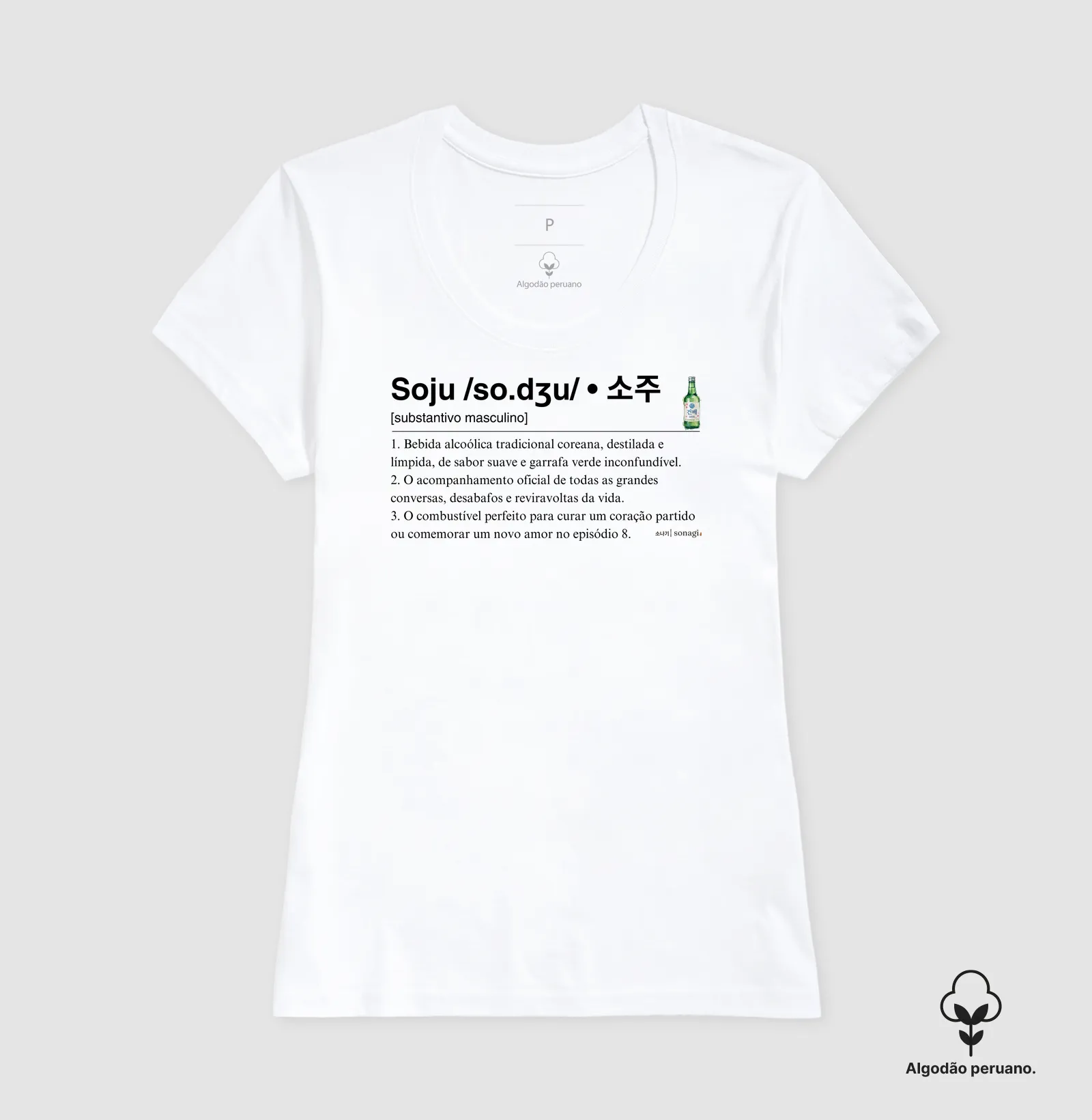Camiseta Soju definição de dicionário - Imagem 9