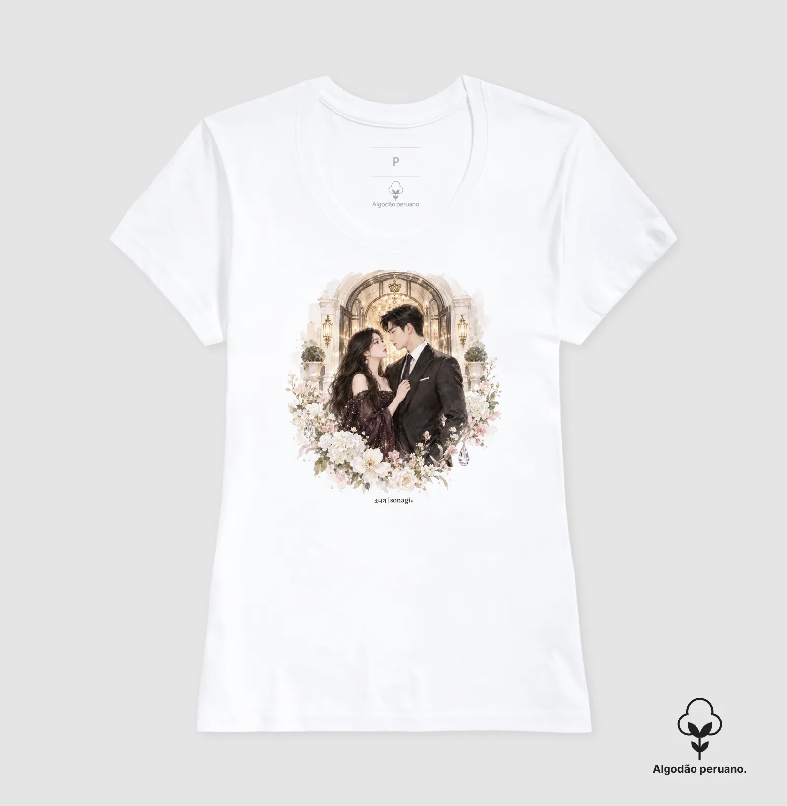 Camiseta Premium Lágrimas em Aquarela - Imagem 7