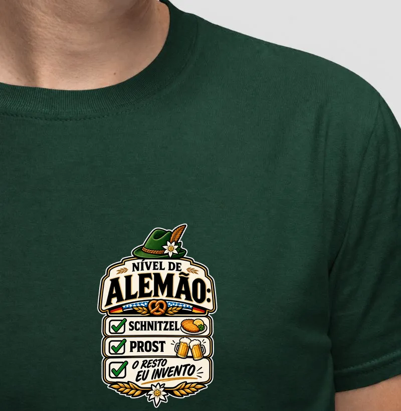 Nível de Alemão Mini - Camiseta