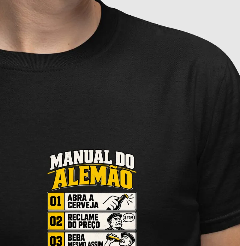 Manual do Alemão Mini - Camiseta