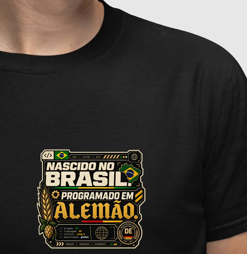 Nascido no Brasil, programado em alemão Mini