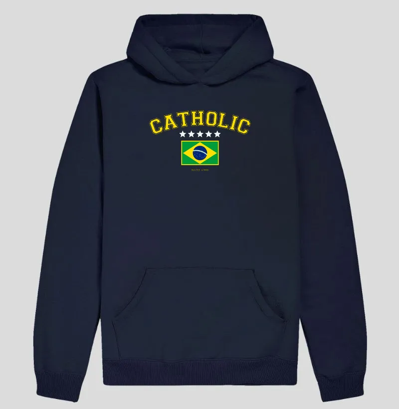 Camiseta Brasil + CATHOLIC 2026