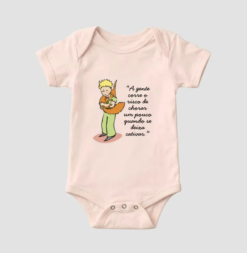 Body bebê O Pequeno Príncipe — A gente corre o risco de chorar um pouco quando se deixa cativar. - Imagem 3