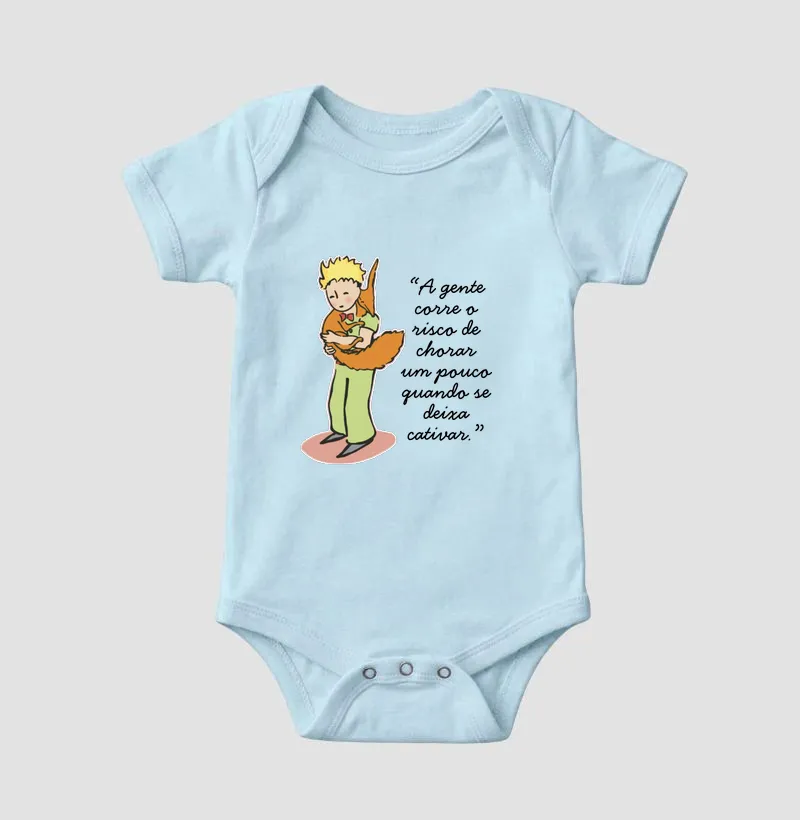 Body bebê O Pequeno Príncipe — A gente corre o risco de chorar um pouco quando se deixa cativar. - Imagem 4