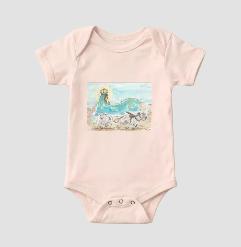 Body Infantil - Aquarela Nossa Senhora - Imagem 5