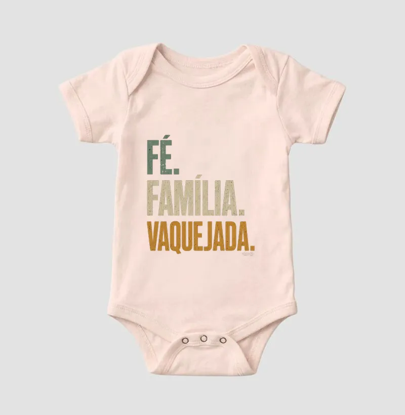 Body Infantil - Fé. Família. Vaquejada. - Imagem 5