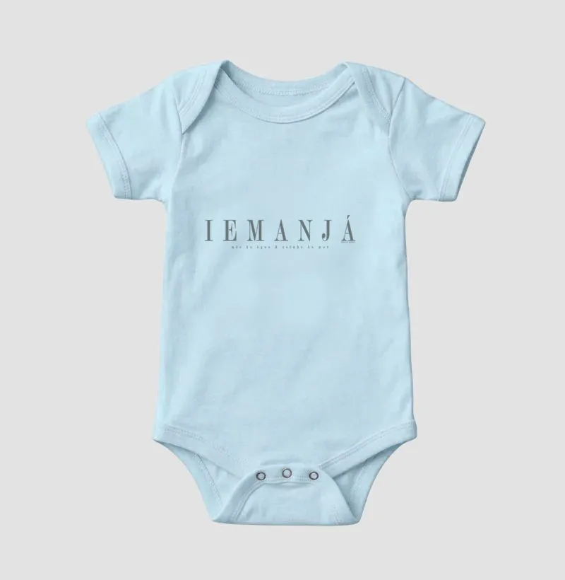 Iemanjá I Orixás Maria Patuá - Body Infantil