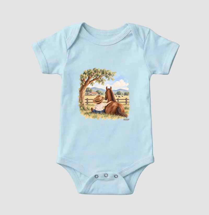 Body Infantil - Menino e Cavalo - Imagem 4