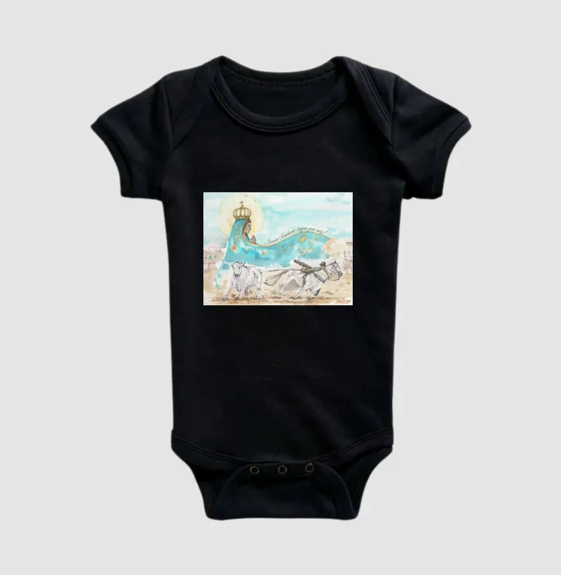 Body Infantil - Aquarela Nossa Senhora - Imagem 2