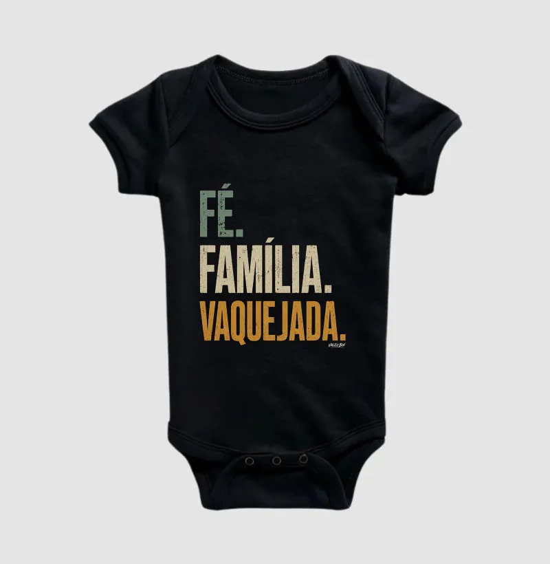 Body Infantil - Fé. Família. Vaquejada. - Imagem 2