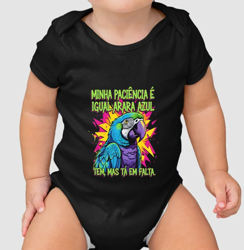 PACIÊNCIA ARARA AZUL