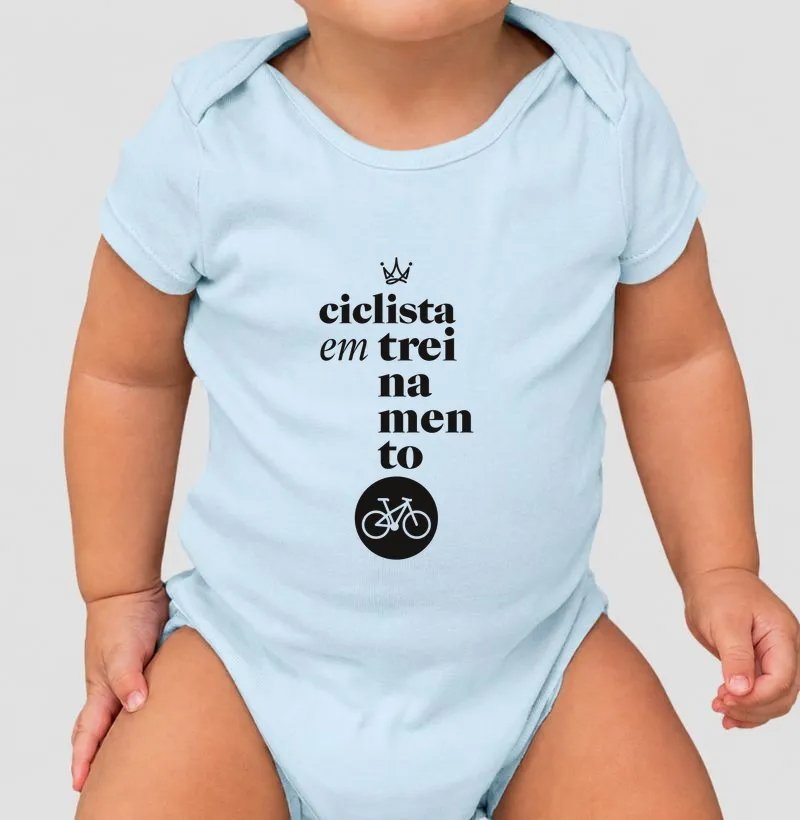Ciclista em treinamento
