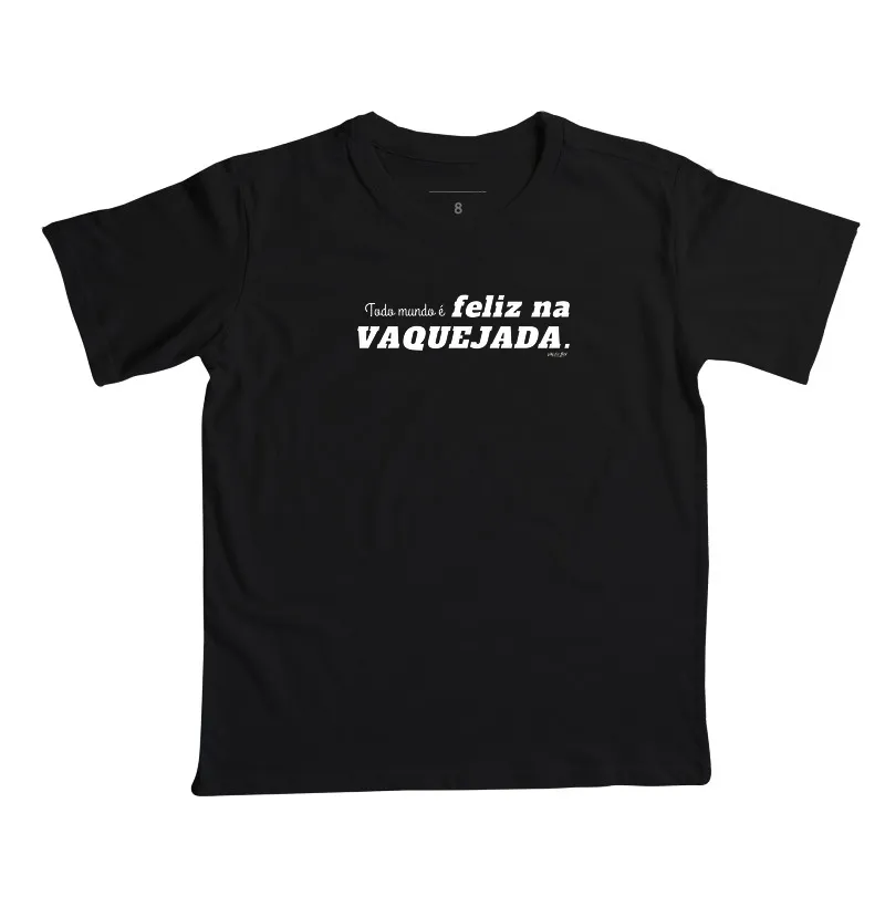 Camisa Infantil - Todo mundo é feliz na Vaquejada - Imagem 2