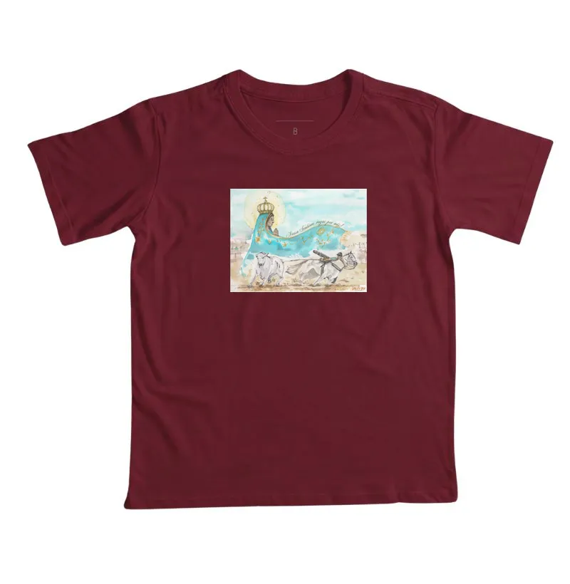 Camisa Infantil - Aquarela Nossa Senhora - Imagem 3
