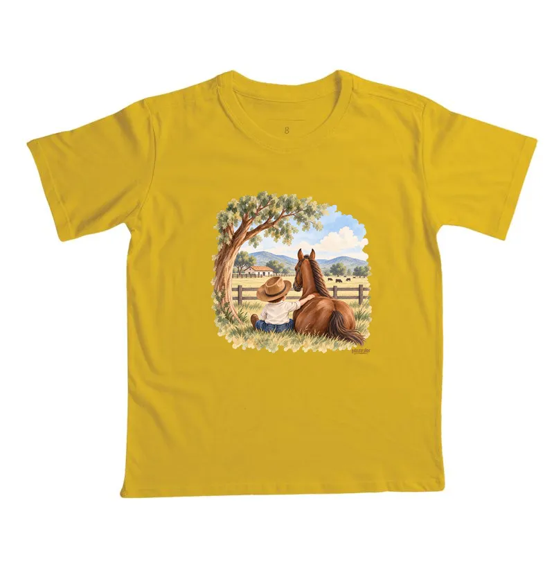 Camisa Infantil - Menino e Cavalo - Imagem 4