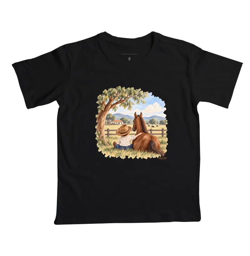 Camisa Infantil - Menino e Cavalo - Imagem 5