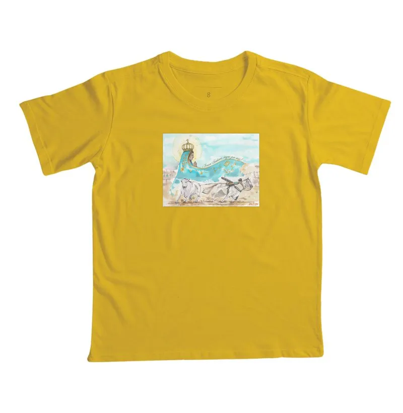 Camisa Infantil - Aquarela Nossa Senhora - Imagem 7